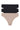 Bliss Bare Cotton Thong 3-Pack