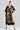 Couture Lotus Embroidered Cocoon Silk Caftan