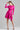 Fluid Geo Jacquard Side Draped Dress