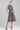 Geo Embroidered Cotton Poplin Mandarin Dress