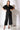 Geo Texture Jacquard Wide Leg Cropped Pants