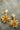 Gold Plated Brass Floral Cuff Earrings