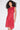 Botanic Textured Jacquard Sleeveless Side Drape Dress