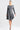 Compact Knit Asymmetric Long Sleeve Dress