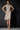 Techno Crepe Fit & Flare Funnel Neck Dress