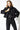 Vegan Luxe Lambskin Texture Embroidered Obi Belt